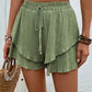 Perfee Tied Layered High Waist Shorts