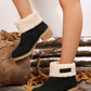 Thermal Fuzzy Block Heel Boots