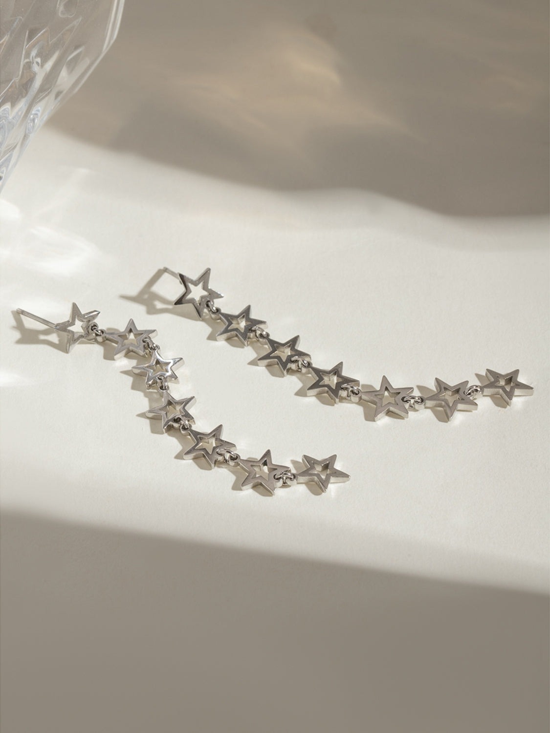 Stainless Steel Star Earrings