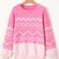 Round Neck Long Sleeve Sweater