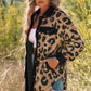 Leopard Button Up Jacket