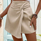 Perfee Twisted High Waist Skort