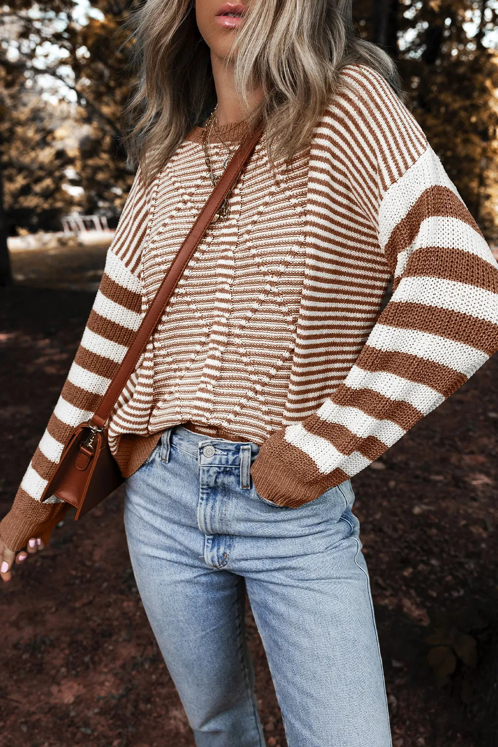 Striped Long Sleeve Sweater