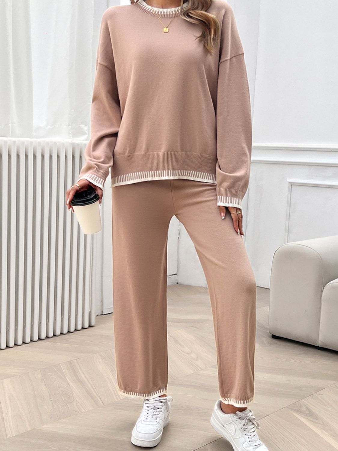 wHiPi. Basics Top & Bottom Sweater Set