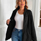 Ivy Lane Zip Up Long Sleeve Fuzzy Jacket