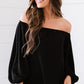 Off-Shoulder Balloon Sleeve Top