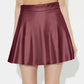 Ruched Mini Skirt with Zipper