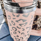 White Leopard Spotted 304 Stainless Double Insulated Cup 40oz