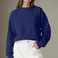 Round Neck Long Sleeve Sweatshirt