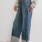 Straight Leg Jeans with Pockets