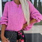 Round Neck Long Sleeve Sweater