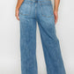 bytos Full Size High Rise Wide Leg Jeans with Pockets