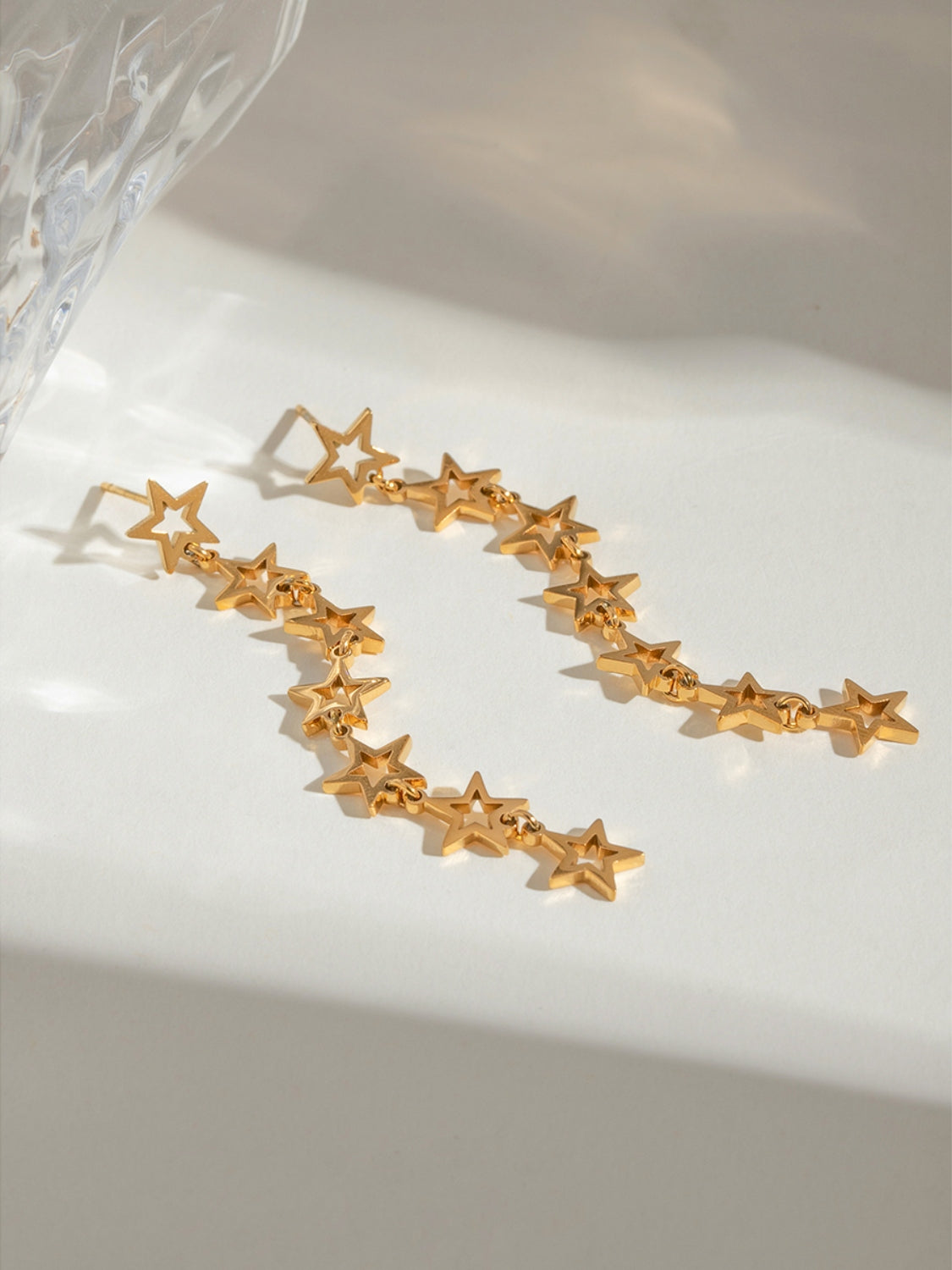 Stainless Steel Star Earrings