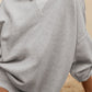 Side Slit Round Neck Long Sleeve Sweatshirt