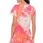 Tie-Dye Round Neck Short Sleeve Top and Shorts Lounge Set