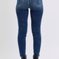 Judy Blue Full Size Run Mid-Rise Waist Skinny Jeans with Thermal Lining