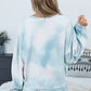 Sky Blue Tie Dye Knit Lounge Set