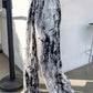 Printed Wide Leg Pants