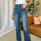 RFM Full Size High Rise Tummy Control Wide Leg Jeans