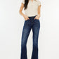 Kancan Full Size Mid Rise Slim Flare Jeans