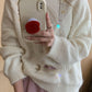 Sequin Round Neck Long Sleeve Sweater