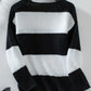 Color Block V-Neck Long Sleeve Sweater