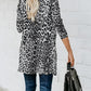 Leopard Button Up Long Sleeve Cardigan