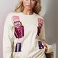 Sequin Nutcracker Sweater