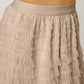 Ruched High Waist Tiered Skirt