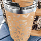 White Leopard Spotted 304 Stainless Double Insulated Cup 40oz