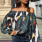 Off-Shoulder Balloon Sleeve Top