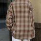 Pocketed Plaid Button Up Shacket