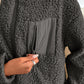 Ivy Lane Zip Up Long Sleeve Fuzzy Jacket