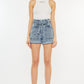 Kancan Ultra High Rise Paperbag Denim Shorts