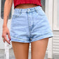 Denim Shorts with Pockets