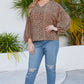 Curvy Leopard Print Blouse—XL-4XL