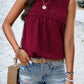 Devine Swiss Dot Round Neck Tank