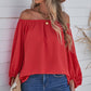 Off-Shoulder Balloon Sleeve Top