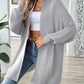 Open Front Long Sleeve Cardigan