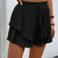 Perfee Tied Layered High Waist Shorts