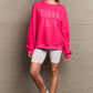 Simply Love Full Size KINDA LAZY Round Neck Sweatshirt