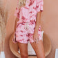 Tie-Dye Half Sleeve Top and Shorts Set