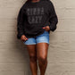 Simply Love Full Size KINDA LAZY Round Neck Sweatshirt