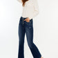 Kancan Mid Rise Button Fly Flare Jeans