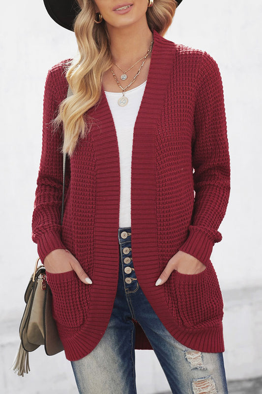 Cozy Knit Pocketed Cardigan