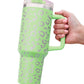 White Leopard Spotted 304 Stainless Double Insulated Cup 40oz