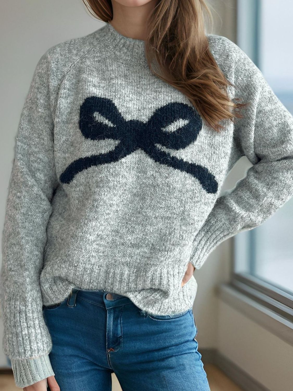 Signature Bow Sweater