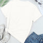 Sequin Star Round Neck Short Sleeve T-Shirt