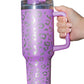 White Leopard Spotted 304 Stainless Double Insulated Cup 40oz