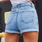 Denim Shorts with Pockets